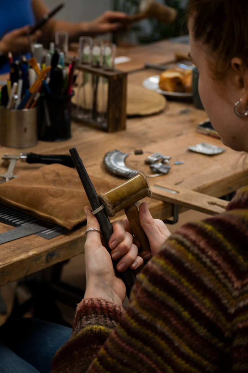 silver-and-steel-ring-making-workshop-28